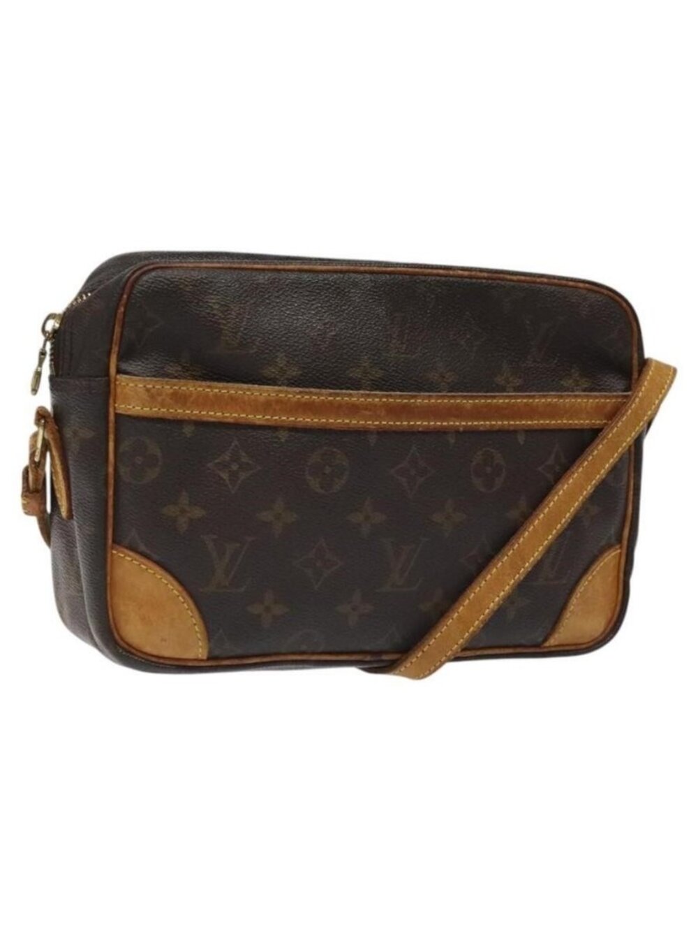 Authentic LOUIS VUITTON Monogram Trocadero 30 Shoulder Bag M51272 LV